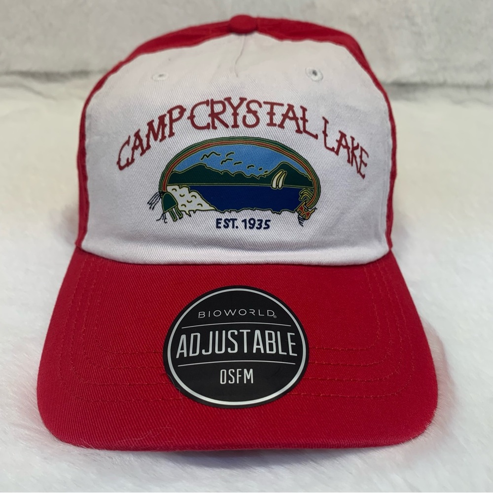Friday The 13th Camp Crystal Lake Trucker Hat Jason Voorhees Adult OSFM